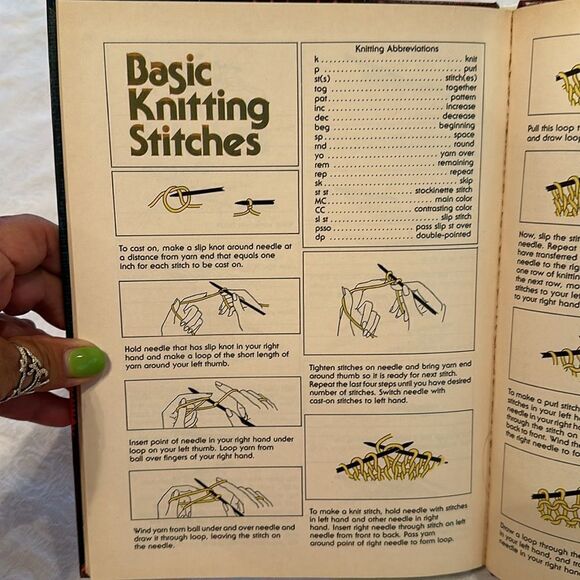 Book Crocheting and Knitting Patterns Vintage Better Homes and Gardens 1977 - Picture 7 of 13